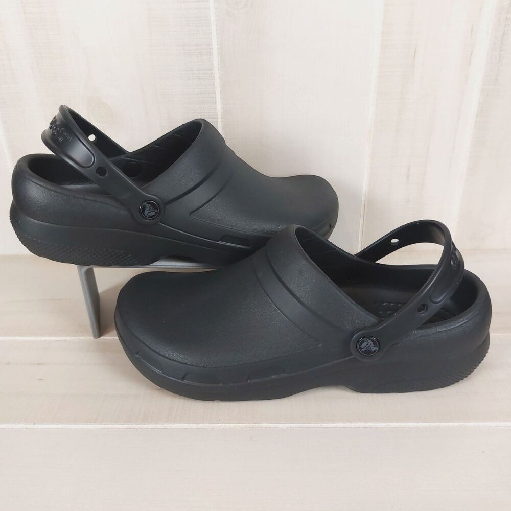 Crocs Specialist II Work Clogs Mens 10 Black Professional Service Shoes